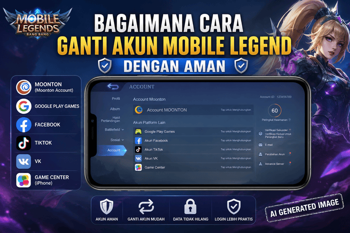 Cara Ganti Akun Mobile Legend
