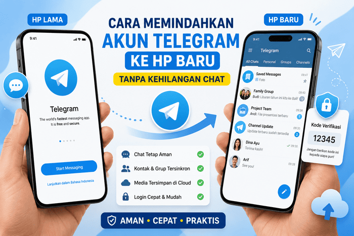 Cara Memindahkan Akun Telegram Ke Hp Baru