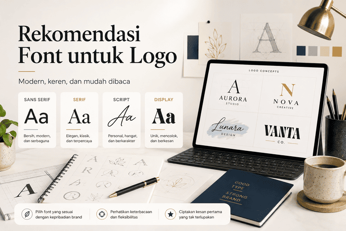 Rekomendasi Font Untuk Logo